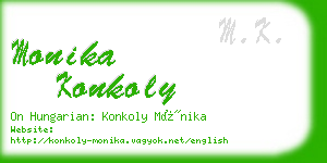 monika konkoly business card